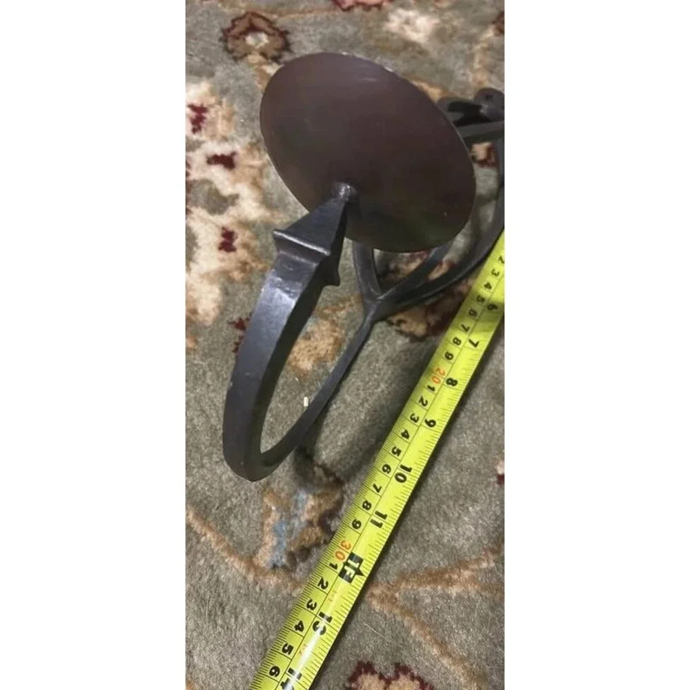 Pair of Wrought Iron Wall Candle Holders